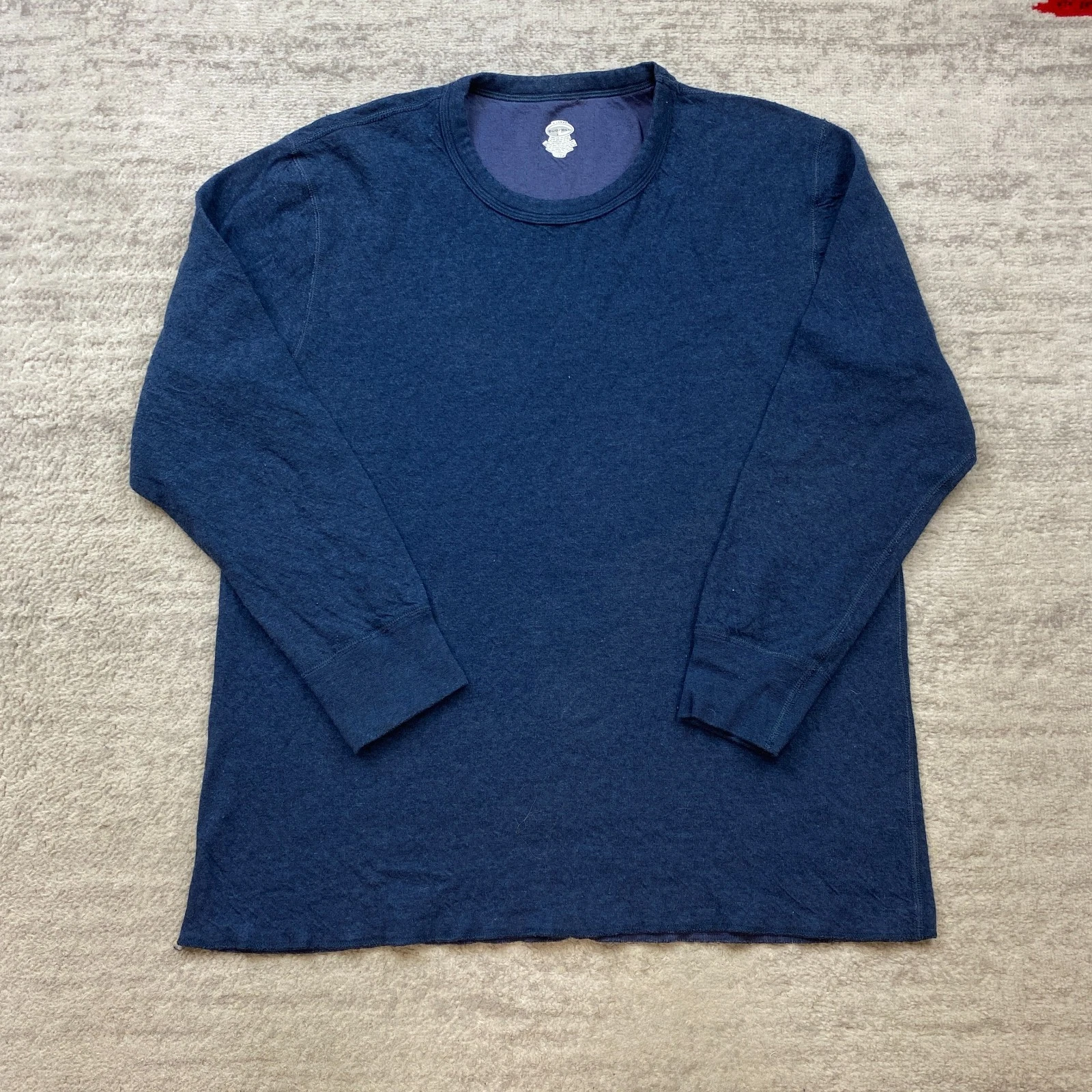 Duofold Shirt Extra Large Blue Wool Two Layer Prep Base Hike Merino Outdoors Men