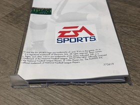 Madden NFL 97 Sega Saturn Complete CIB w/Poster Authentic