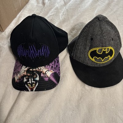 A lot of two Batman ball caps adjustable
