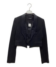 DOLCE & GABBANA Black Short Tailored Jacket Model F25DFT Woman's Size M