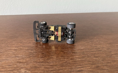 1977 Aurora AFX Ultra-5 'A' Chassis Slot less Car Chassis, Battery Tested