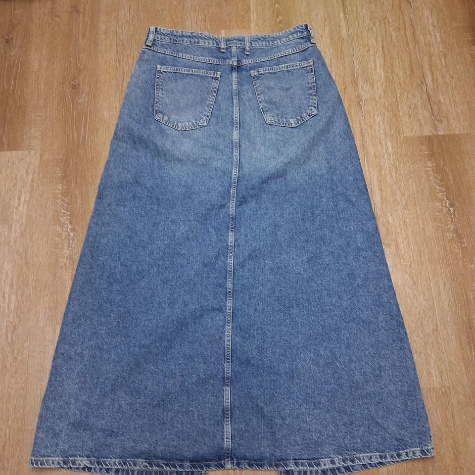 we the free denim maxi skirt Size 14 Boho - Image 2 of 4