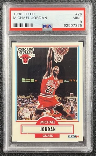 1990-91 Fleer Michael Jordan #26 PSA 9