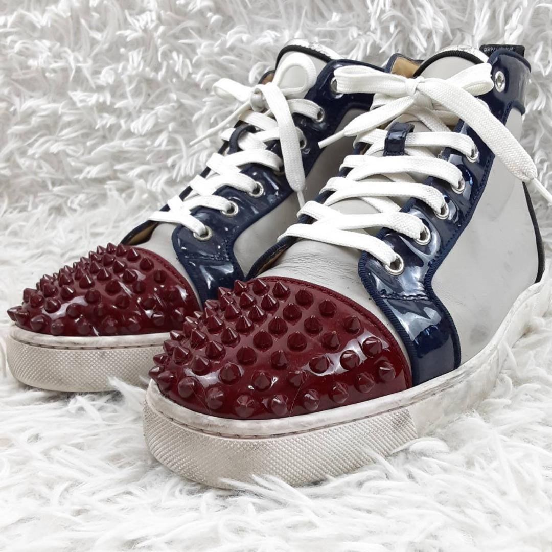Christian Louboutin Sneakers Multicolor Suede Studded Size