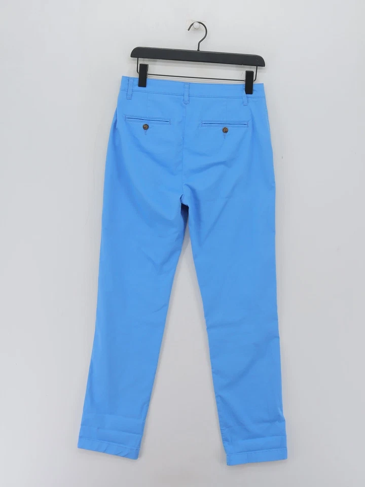 Jigsaw Women's Trousers UK 10 Blue Cotton with Elastane Skinny Chino - Image 2 of 4