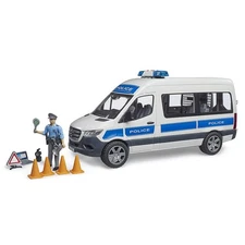 Bruder 1/16 MB Sprinter Police Emergency Vehicle with Light & Sound Module, 2683