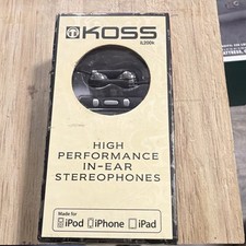 Koss iL200k Black In-Ear Earbuds Stereo Wired 3.5mm Built-in Mic Double Earpiece