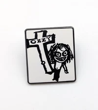 Ozzy Osbourne Enamel Pin Hat Backpack Vest Jackets Badge Brooch Logo Band Merch