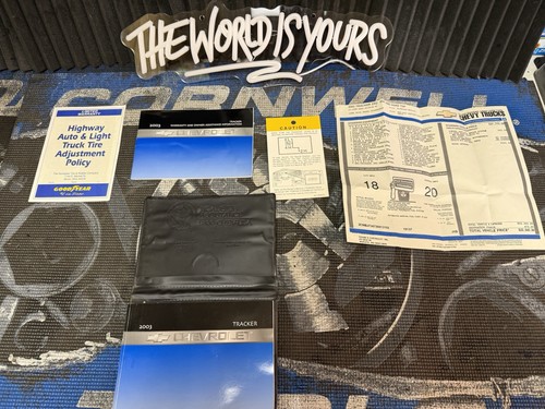 2003 Chevy Tracker ZR2 2.5L Owner Manual Book OEM - Bild 4 von 6