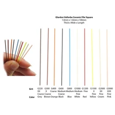 GLARDON VALLORBE CERAMIC FIBER FILES SQUARE 1mm x 1mm POLISHING CLEANING 