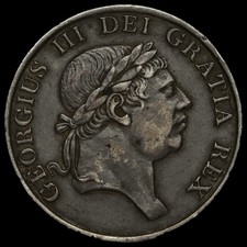 1814 George III Silver Three Shillings Bank Token