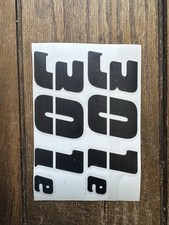 MZ ETZ 301 SIDE PANEL STICKER SET BLACK