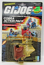 New Sealed Hasbro GI Joe Cobra Action Pack Motorized Dreadnok Battle Axe 1988