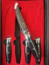 TUO Steak Knife - 5 inch Professional Kitchen Set of 4 Falcon Series