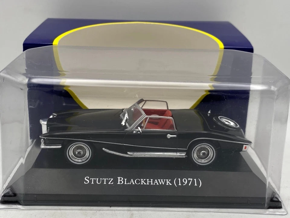 Stutz Blackhawk 1971 1:43 Ixo Altaya auto metallo Diecast - Immagine 3 di 4