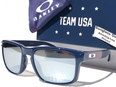 Oakley HOLBROOK Team USA Abyss Blue POLARIZED Galaxy Chrome