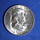 1951 S Franklin Half Dollar #P31556