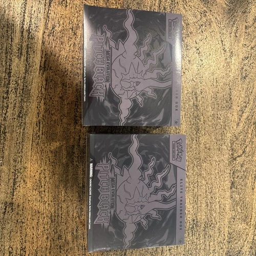 2 x Pokemon TCG Pitch Black Elite Trainer Box ETB new and sealed IN HAND