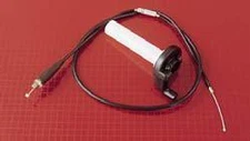 THROTTLE ASSEMBLY * NEW * HONDA XR75 XR 75 THROTTLE AND CABLE TWIST GRIP  