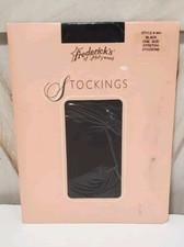 Fredericks of Hollywood Vintage Stockings Black 1 Size Style 994