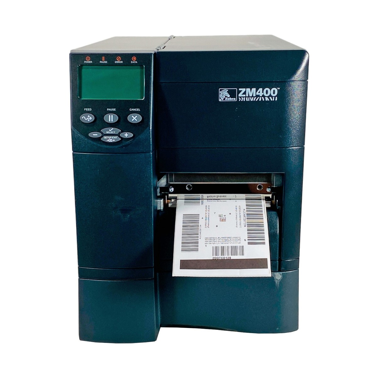Zebra ZM400 Thermal Transfer Label Barcode Printer LAN USB Serial