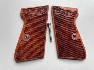 Poignées De Cible En Noyer Turc Pour Walther PPK - Compatibles KSD/Interarms, Fabrication Artisanale, Neuves