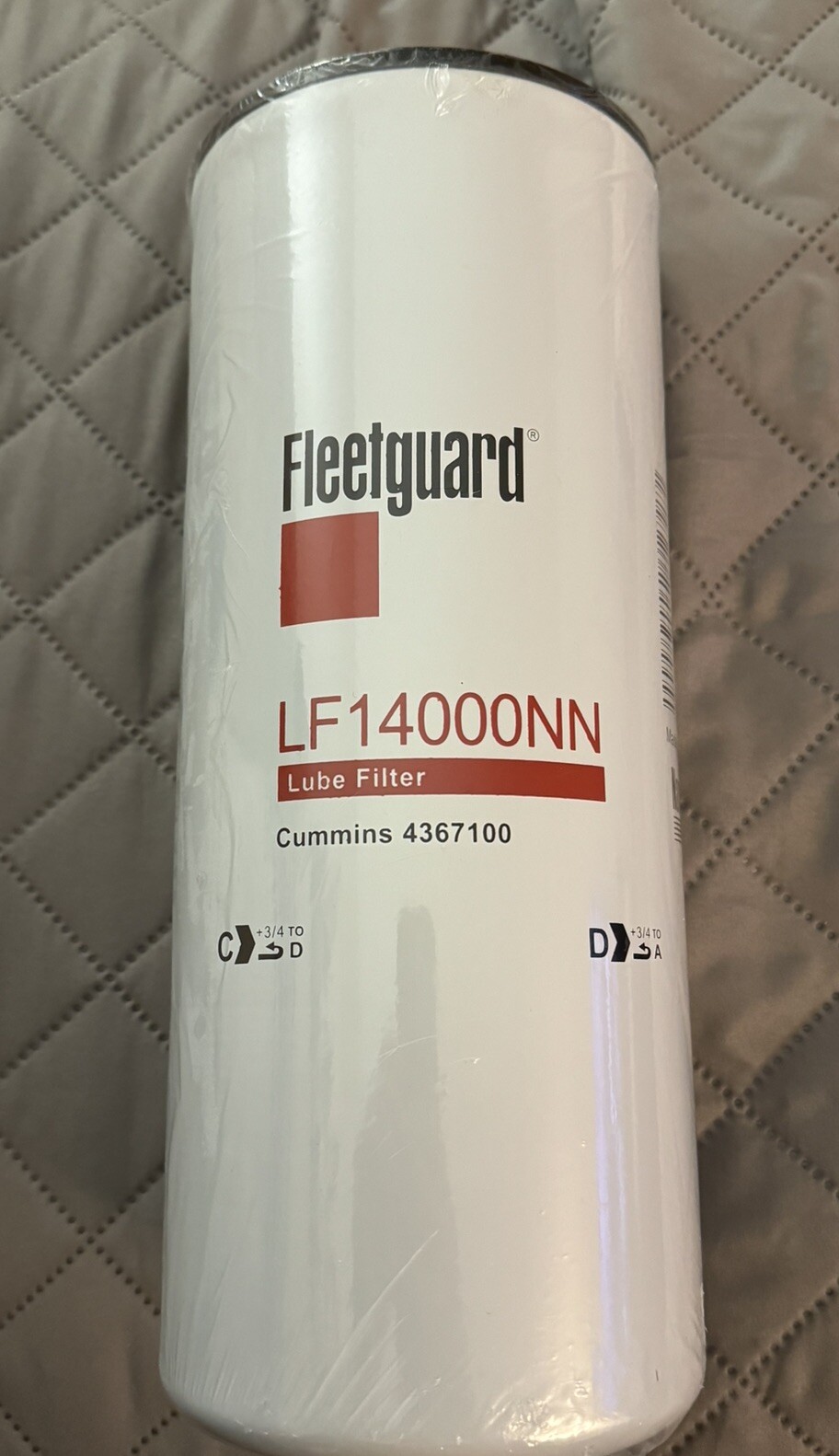 New Genuine Cummins Fleetguard LF14000NN Oil Filter Cummins 4367100, | eBay