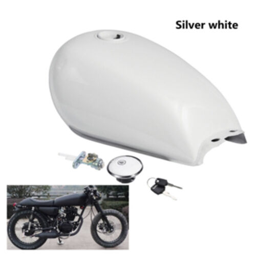 Tanque de combustible de metal para motocicleta Café Racer 9L 2,4 galones para Suzuki GN125 - Imagen 20 de 22