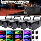 500W LED Portable Smoke Machine DMX RGB Fog Machine Stage Effect Halloween Party