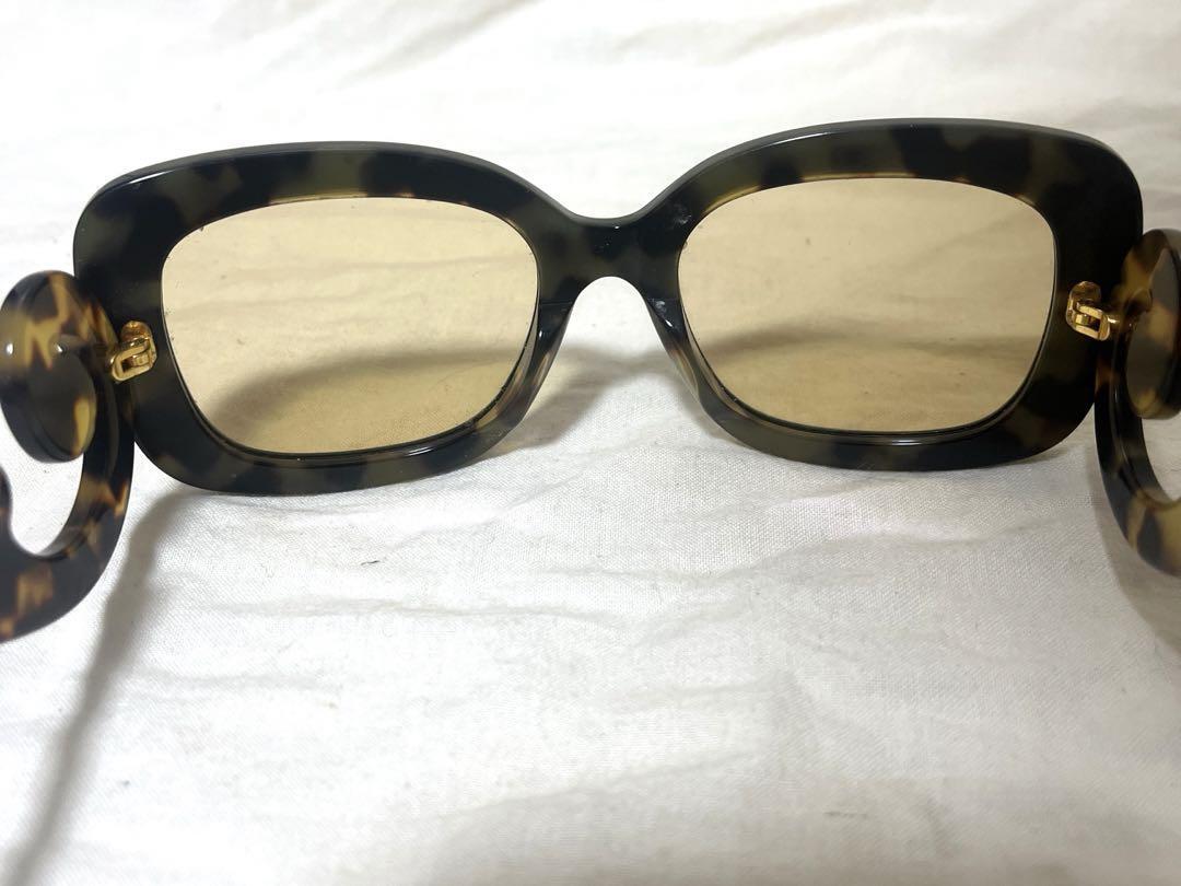 PRADA サングラス バロック　SPR270-A 黒 変形加工済み】PRADA バロック サングラス べっこう SPR 270-A