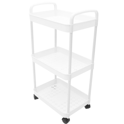 Trolley Storage Shelf Rolling Bathroom Storage Kitchen boutiques 3-layer Trolley Rack