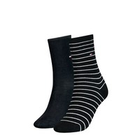 Tommy Hilfiger Damen Classic-Socken 2-Er Pack| Gr. 39/42 | Black
