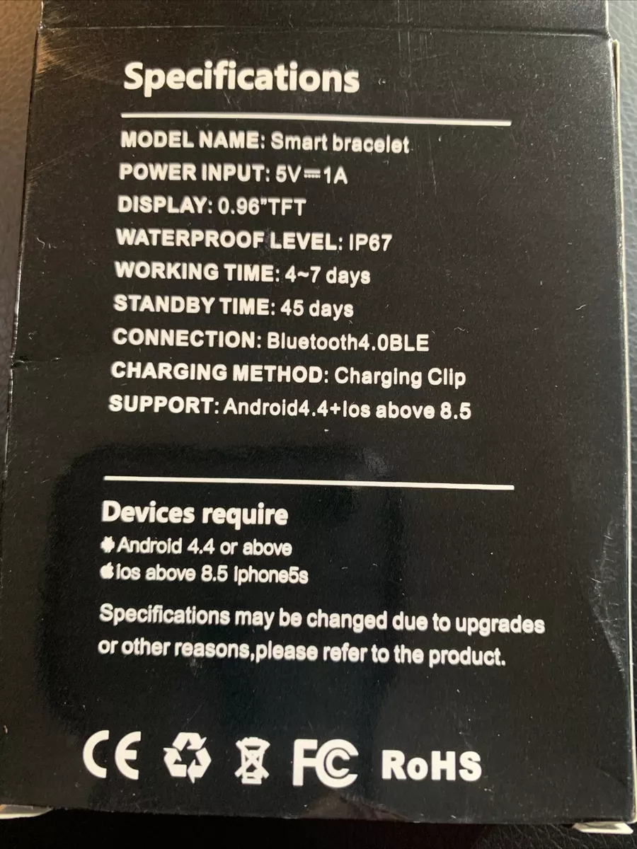 Smart bracelet m4 online hd color screen