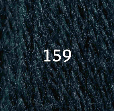 Appleton Tapestry Wool - 11 Yd Skein - Color Mid Blue 159 | eBay