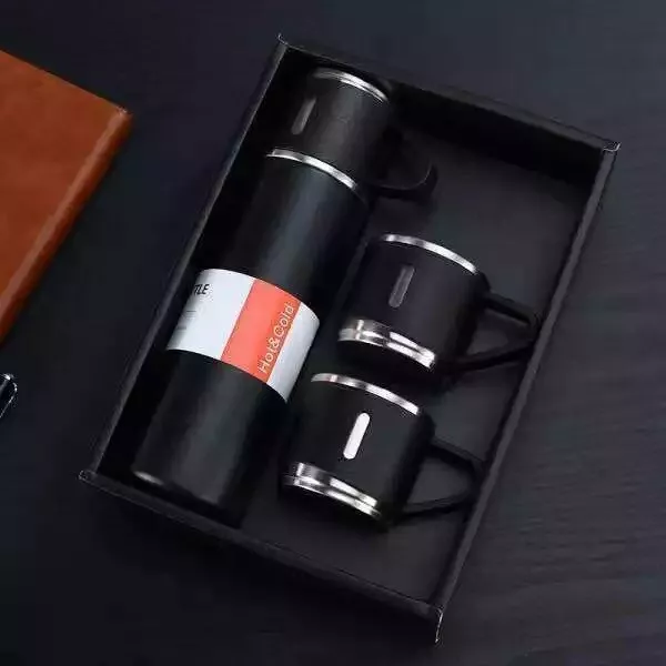 480ml Portable Thermal Coffee Mug Double Layer Stainless Steel Coffee Mug  with Lid Car Thermos Milk Juice Water Bottle Gift Mug