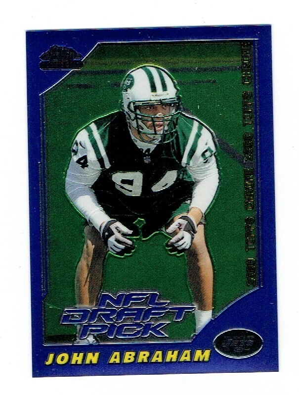 John Abraham 2000 Topps Chrome Rookie Card #240