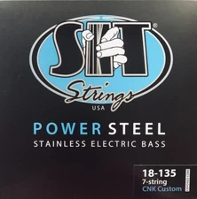 S.I.T. Conklin Signature Stainless Steel Bass Strings; 7-String set 18-135