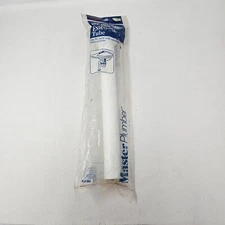 Master Plumber Lavatory Slip Joint Drain Extension Tube White Plastic New