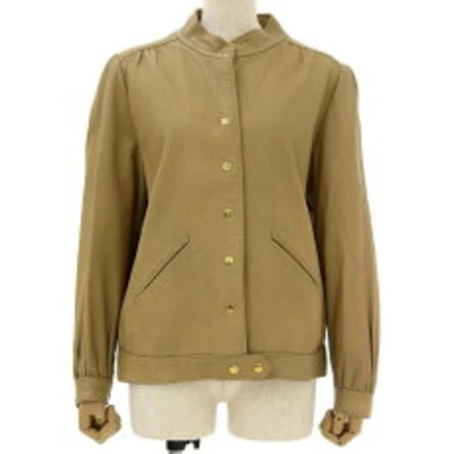 HERMÈS Hermes giacca pelle di vitello vintage taglia 38 rara autentica