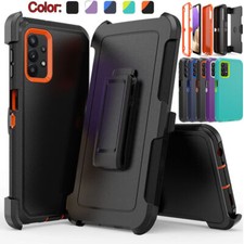 For Samsung Galaxy A32 A42 A12 A13 A14 5G Case Shockproof Belt Clip Hybrid Cover