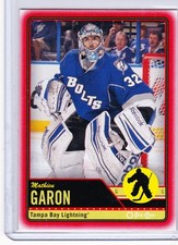 12-13 2012-13 O-PEE-CHEE MATHIEU GARON RED OPC WRAPPER REDEMPTIONS 424 LIGHTNING