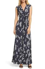 Women's Eliza J Jersey Maxi Dress, Size 2 - Blue