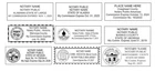 Notary  Self Ink Stamp-Personalized Notary  Self Ink Stamp-Custom Any State Nota