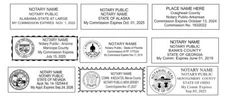 Notary  Self Ink Stamp-Personalized Notary  Self Ink Stamp-Custom Any State Nota