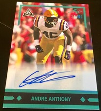 2021 Leaf #GLR-AA2 Andre Anthony Autograph Blue RC 33/50 LSU Buccaneers