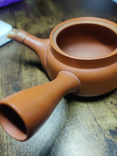 Tokoname Ware Antique Vintage Tea Pottery Teapot Cer. Strainer Clay Very Rare - Picture 4 of 7