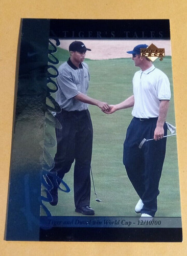 Tiger Woods 2001 Upper Deck Tiger’s Tales Rookie RC #TT30 - Tiger & Duval