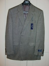 RALPH LAUREN CHAPS MENS HERRINGBONE BLAZER / JACKET SIZE 40 REGULAR NEW WITH TAG