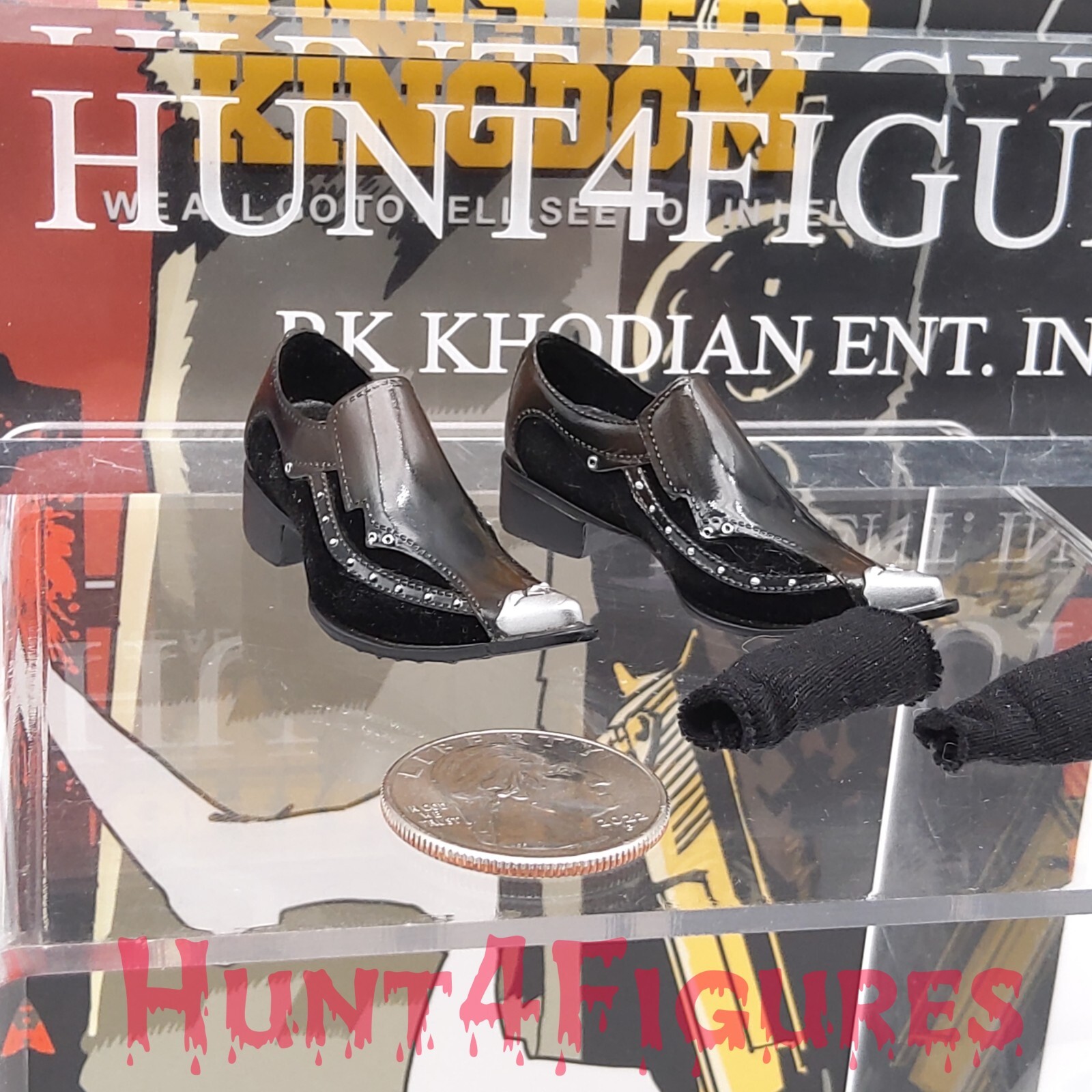 SAOLA DAM TOYS GK013 Gangsters Kingdom Heart II Benson 1 6 Solo scarpe e calzini