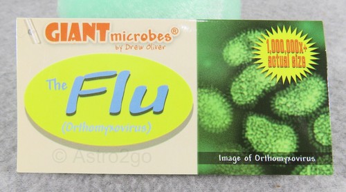 GIANT MICROBES-THE FLU-Stuffed Plush Influenza Grippe Virus Biology Science NEW! - Picture 2 of 11